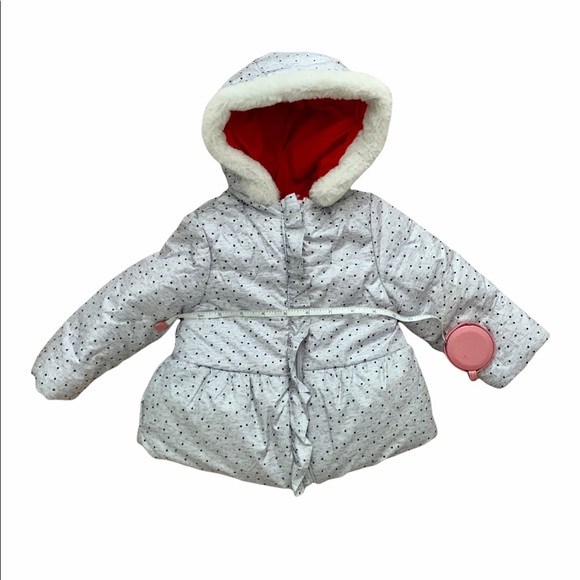 NWOT Mayoral reversible puffer coat w/hood 4-6 mos - Picture 5 of 15